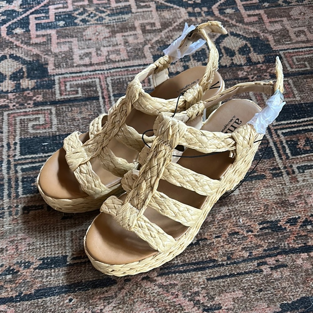 Women's Braided Wedge Sandals